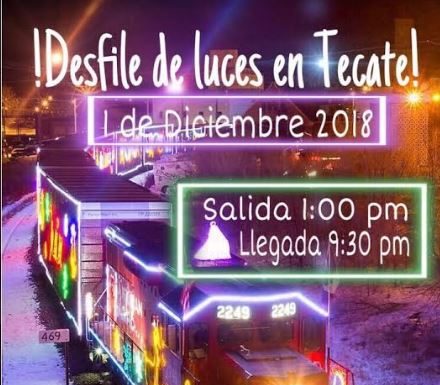 Vive con la familia el tren turístico decembrino Tijuana-Tecate los días 1 y 8 de diciembre