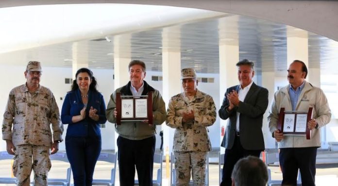 Inaugura Gobernador Francisco Vega el puesto de revisión militar “El Centinela’’ el más moderno del noroeste