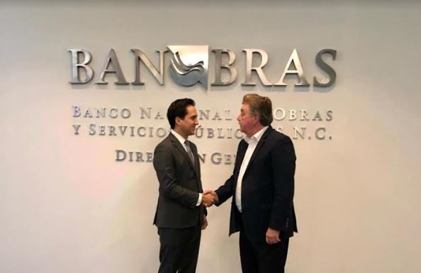 Se reúne gobernador Francisco Vega con director de Banobras Jorge Mendoza Sánchez