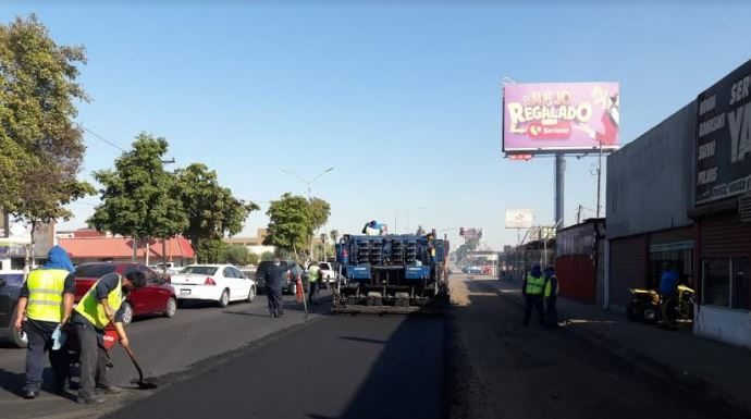 AVANZA EN UN 72% OBRAS DE REHABILITACIÓN DEL BULEVAR BENITO JUÁREZ
