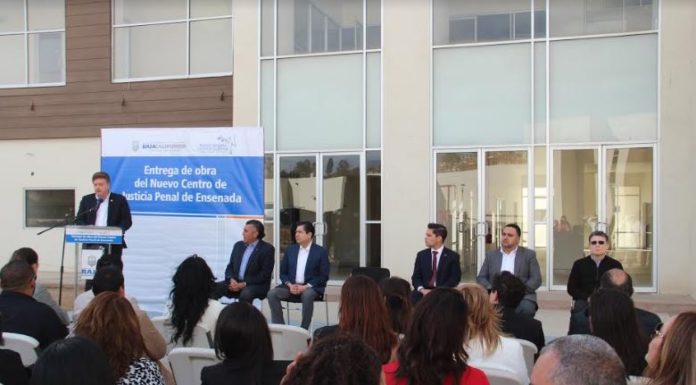 Entrega gobernador Francisco Vega obra de nuevo Centro de Justicia Penal de Ensenada