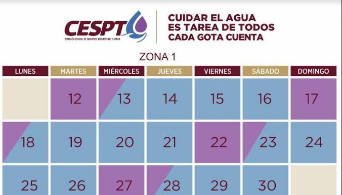 Inicia CESPT racionamiento de agua en Tijuana este martes 12