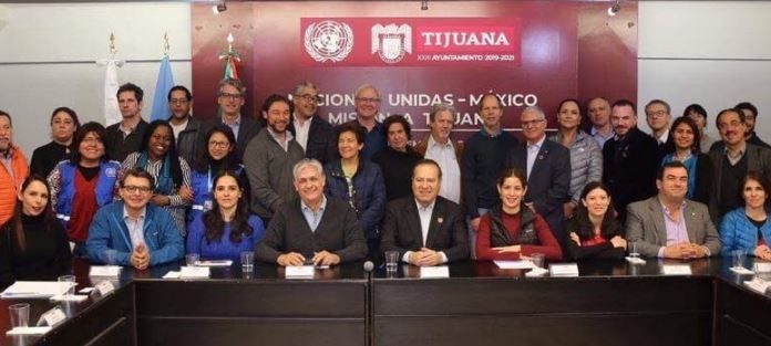 Representantes de la ONU se reúnen con el presidente municipal de Tijuana