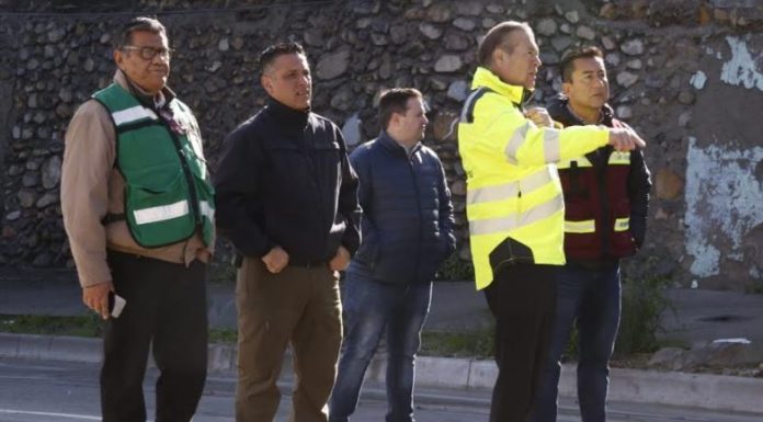 RECORRE ARTURO GONZÁLEZ ZONA AFECTADA POR LLUVIAS EN EL CENTRO DE TIJUANA