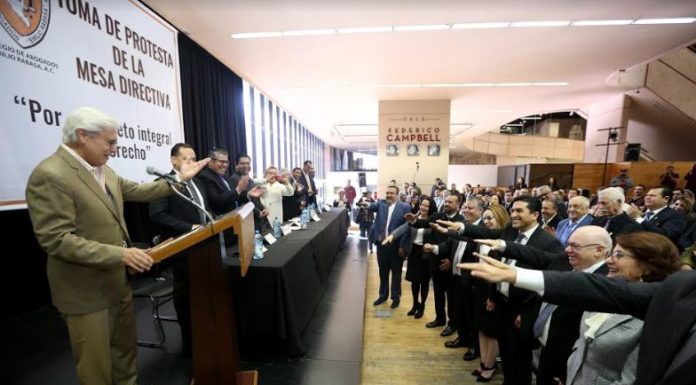 Pide gobernador Bonilla a colegio de abogados, cumplir con ética y honestidad