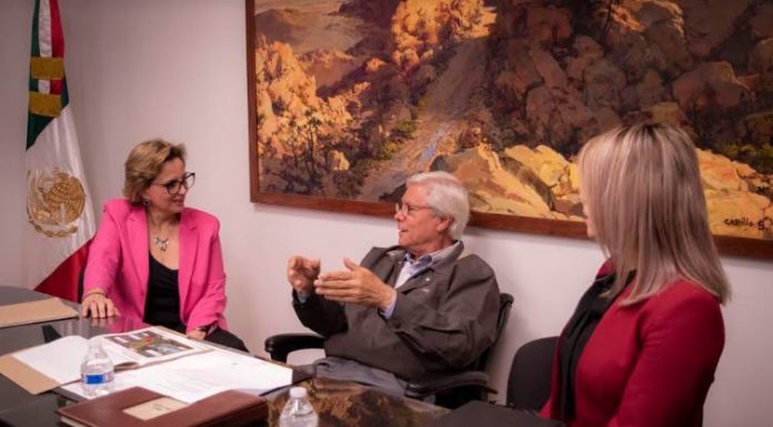 Recibe gobernador a nueva delegada del IMSS en BC