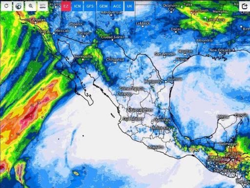 Alta probalidad de lluvia en Ensenada a lo largo de la semana