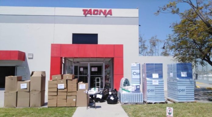 Se suma Grupo Tacna a contingencia sanitaria y realiza donativo de materiales médicos