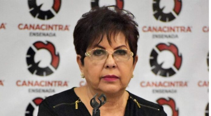 REPITE AMALIA VIZCARRA EN PRESIDENCIA DE CANACINTRA ENSENADA