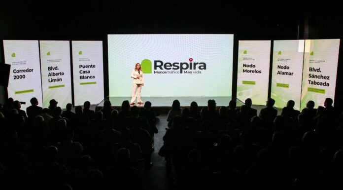 PRESENTA GOBERNADORA PROGRAMA «RESPIRA» A FAVOR DE LA MOVILIDAD EN BC