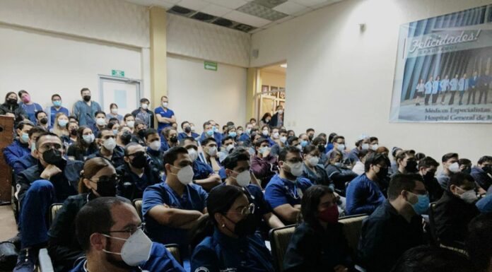 REINICIA HGM SESIONES GENERALES DE HOSPITAL PARA MÉDICOS RESIDENTES