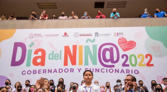 SE PRONUNCIARON MARINA DEL PILAR Y NIÑO SANTIAGO PÉREZ GONZÁLEZ POR LOS DERECHOS DE LA NIÑEZ BAJACALIFORNIANA