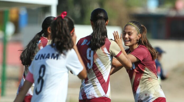 VENCE SELECCIÓN DE FÚTBOL FEMINIL DE BC A LA UNAM Y ES LÍDER DE SU GRUPO