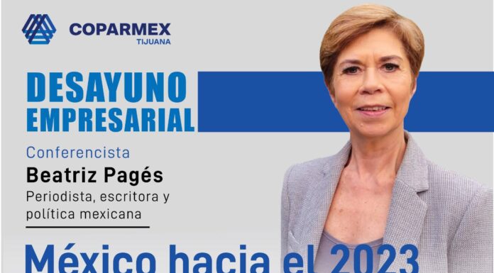 POSPONEN DESAYUNO EMPRESARIAL DE COPARMEX TIJUANA