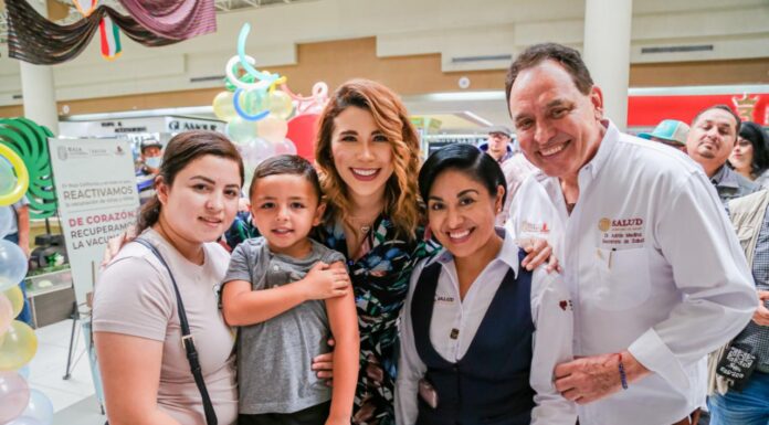 ARRANCA MARINA DE PILAR VACUNACIÓN UNIVERSAL DE NIÑAS Y NIÑOS DE BC