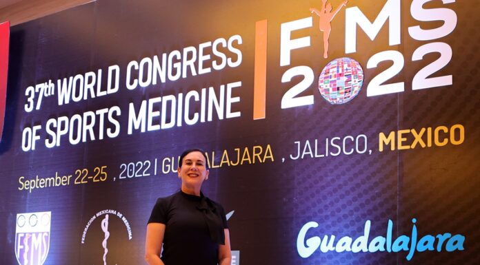 FORMA PARTE INDE BC DEL CONGRESO MUNDIAL DE MEDICINA DEPORTIVA