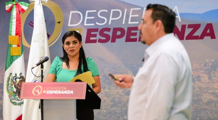 PRESENTÓ IMDET AGENDA DE OCTUBRE A ALCALDESA MONTSERRAT CABALLERO