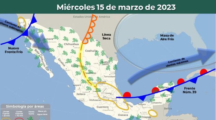 LLUVIAS SE DISIPAN ESTA NOCHE, PERO PODRÍAN VOLVER EL VIERNES