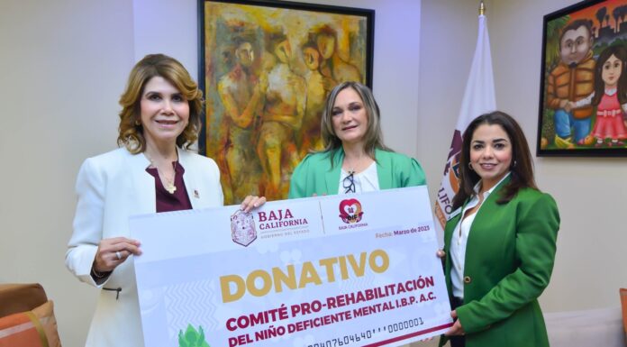 RECIBE DONATIVO EL COMITÉ PRO- REHABILITACIÓN DEL NIÑO DEFICIENTE MENTAL