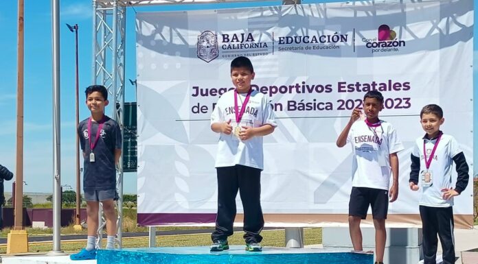 JUGADORES BAJACALIFORNIANOS DE BÁDMINTON SE LLEVAN MEDALLAS EN JUEGOS ESTATALES ESCOLARES