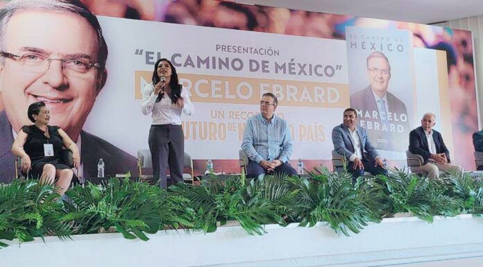 RECONOCE MARCELO EBRARD A MONTSERRAT CABALLERO COMO UNA MUJER DE CONVICCIONES DEFINIDAS