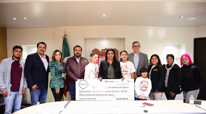 DONA NISSAN 250 MIL PESOS AL AYUNTAMIENTO PARA FORTALECER EL CAMPAMENTO DE VERANO DEPORTIVO GRATUITO EN TIJUANA