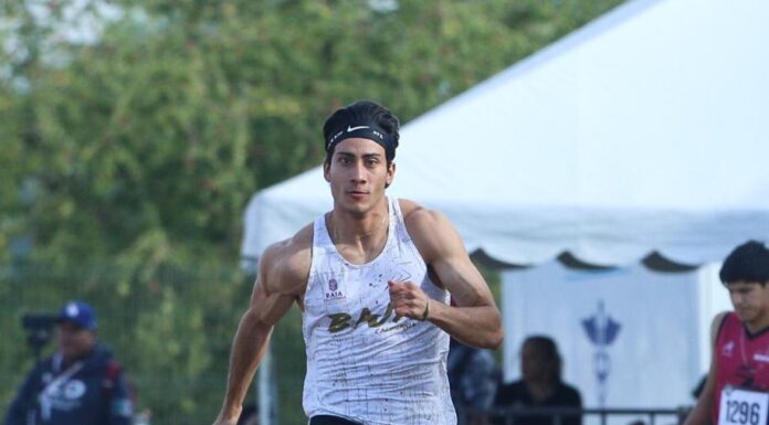 GANA EL BAJACALIFORNIANO ANDRÉS TORRES EL MACRO REGIONAL DE ATLETISMO EN SALTO DE LONGITUD