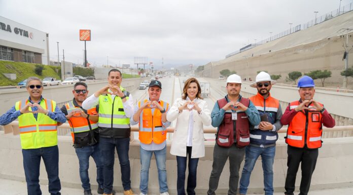 ENCABEZA MARINA DEL PILAR LA APERTURA DEL NUEVO PASO A DESNIVEL EN PUENTE CASA BLANCA- CORREDOR 2002