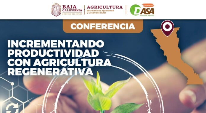 REALIZARÁN CONFERENCIA PARA INCREMENTAR PRODUCTIVIDAD A TRAVÉS DE AGRICULTURA REGENERATIVA