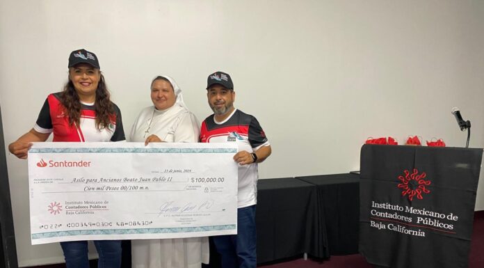 RECIBE ASILO JUAN PABLO II, DONATIVO DE 100 MIL PESOS, RESULTADO DE LA CARRETA ATLÉTICA DE 5 KM