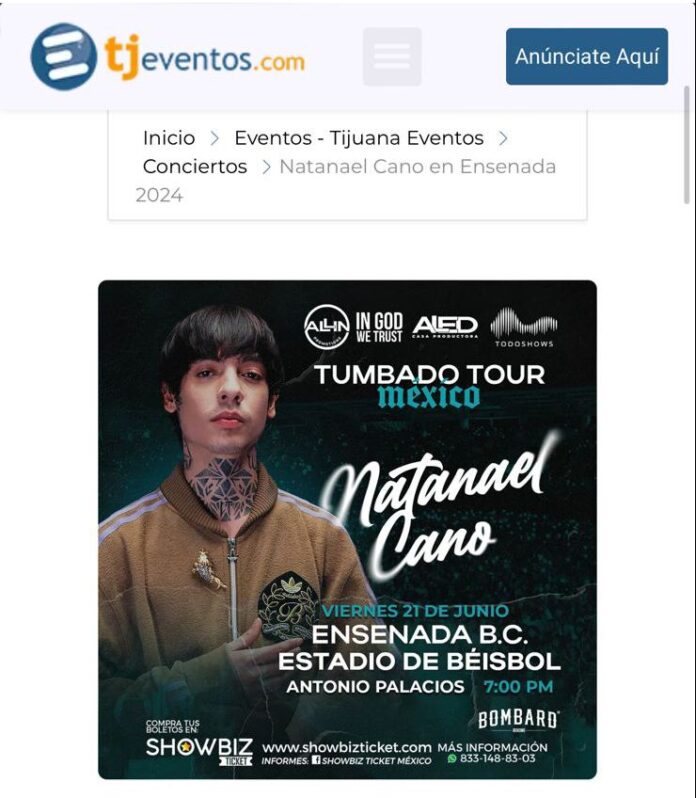 SIN PERMISOS CONCIERTO DE NC EN ENSENADA (1)