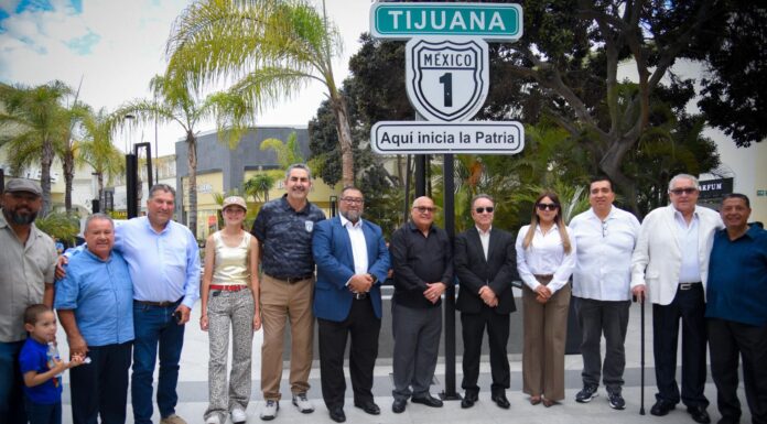 GENERARÁ SENTIDO DE PERTENENCIA ENTRE TIJUANENSES SEÑALÉTICA DE “CARRETERA MÉXICO 1” INSTALADA EN PLAZA RÍO