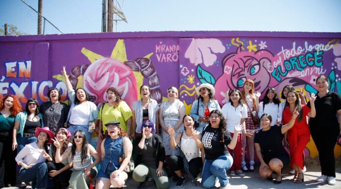 INAUGURAN MURAL COLECTIVO ″MORRA Y MURAS″ POR LAS CALAFIAS EN MEXICALI