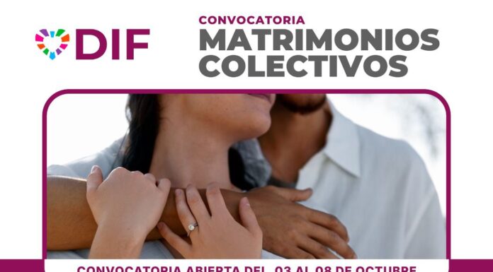HABRÁ CEREMONIA DE MATRIMONIOS COLECTIVOS EN TECATE