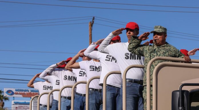REALIZAN DESFILE CÍVICO-MILITAR EN MEXICALI POR EL 114 ANIVERSARIO DE LA REVOLUCIÓN MEXICANA