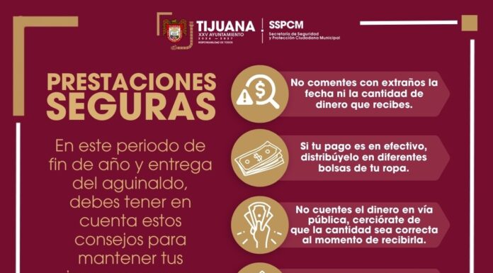 EMITEN RECOMENDACIONES PARA EVITAR ROBOS EN ÉPOCA NAVIDEÑA