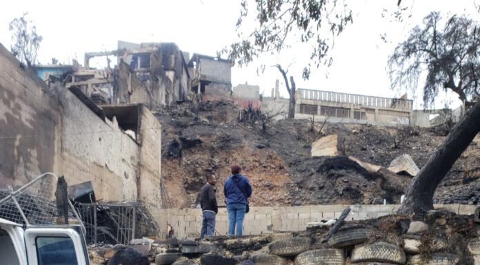 RECIBEN APOYOS FAMILIAS AFECTADAS POR EL INCENDIO EN PEDREGAL DE SANTA JULIA