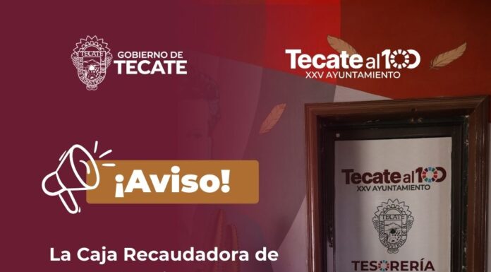 ANUNCIAN REUBICACIÓN TEMPORAL DE LA CAJA RECAUDADORA DE COMANDANCIA MUNICIPAL DE TEATE