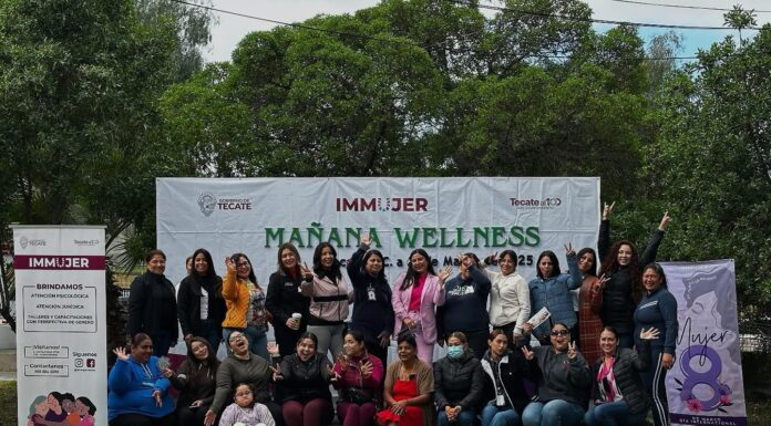 CONCLUYE EN TECATE EL MES DE LA MUJER CON LA ACTIVIDAD «MAÑANA WELLNESS»