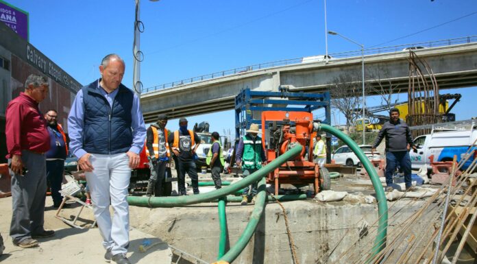 SUPERVISAN AVANCES DEL COLECTOR INTERNACIONAL, CON UN 95% DE PROGRESO EN TIJUANA