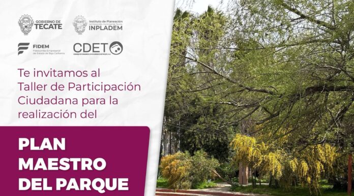 INVITAN A TECATENSES A PARTICIPAR EN LA CONSTRUCCIÓN DEL PLAN MAESTRO DEL PARQUE LOS ENCINOS