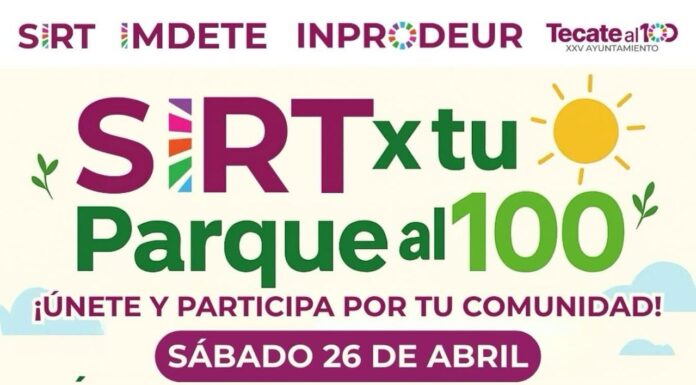 INVITAN A TECATENSES A PARTICIPAR EN JORNADA DE REHABILITAIÓN «SIRT X TU PARQUE AL 100»