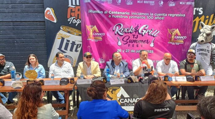 ANUNCIAN ARRANQUE DE FESTEJOS RUMBO AL CENTENARIO DE CANACO-TIJUANA