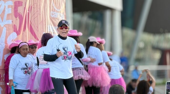 ROSARITO SE «PINTÓ» DE ROSA CON CARRERA ALTRUISTA EN BENEFICIO DE SOBREVIVIENTES DE CÁNCER DE MAMA