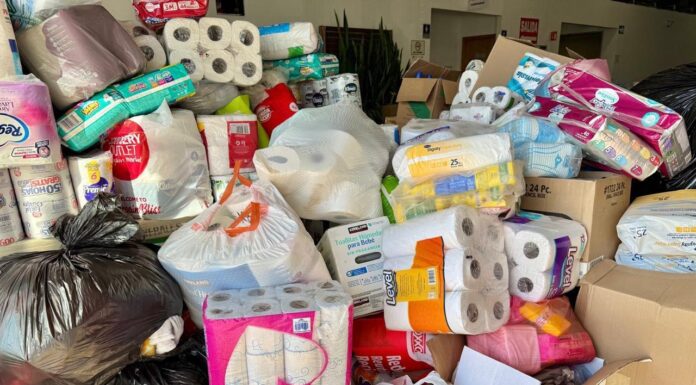RECAUDA DIF TIJUANA MÁS DE 12 TONELADAS DE VÍVERES EN APOYO A FAMILIAS AFECTADAS POR LLUVIAS EN EL CENTRO DEL PAÍS