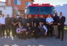RECIBE CUERPO DE BOMBEROS DE TECATE MÁQUINA EXTINGUIDORA