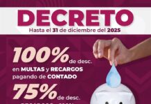 INVITA GOBIERNO BC A APROVECHAR CONDONACIÓN DE MULTAS Y RESAGOS EN EL PAGO DE AGUA
