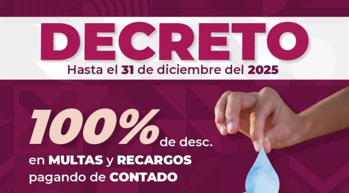 INVITA GOBIERNO BC A APROVECHAR CONDONACIÓN DE MULTAS Y RESAGOS EN EL PAGO DE AGUA