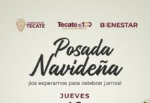 TODO LISTO PARA LA POSADA NAVIDEÑA EN EL ESTADIO MANUEL CECEÑA DE TECATE