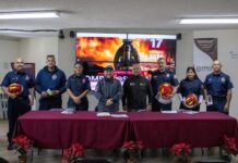 RECIBEN RECONOCIMIENTO GANADORES DE LA COMPETENCIA «BOMBEROS DE ACERO 2025»